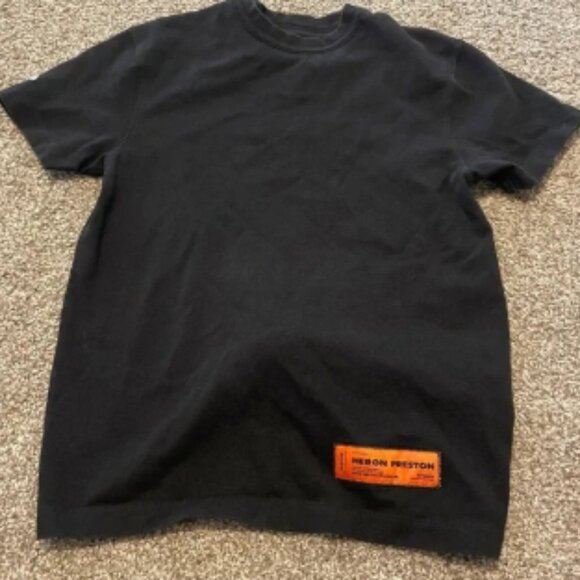 Heron Preston Open Tie Back T Shirt - Picture 1 of 7